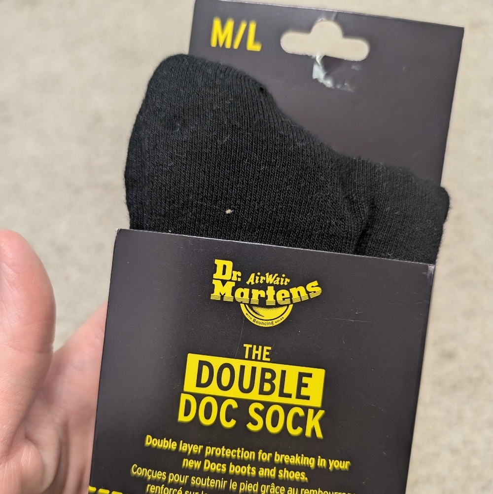 Dr. Martens Black Double Layer Socks - Picture 2 of 4
